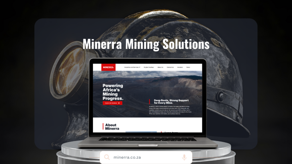 Mining operations and industrial expertise representing Minerra Mining Solutions services
